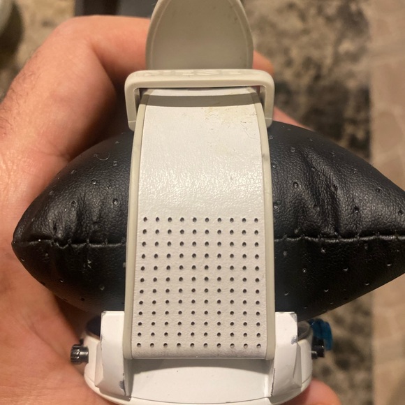 Men's Chronograph Mr. Daddy 2.0 White Leather Strap Watch 57mm - Picture 7 of 16